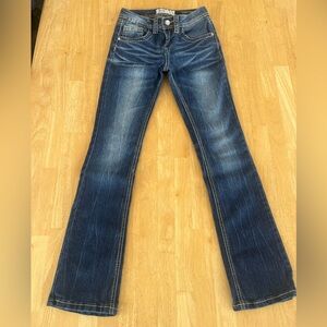 Skinny boot cut jeans